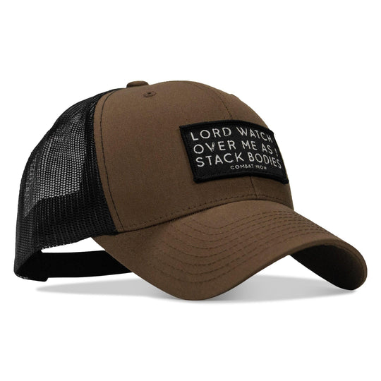 One Revolver Surfboards - Lord Watch Over Me As I Stack Bodies Patch Snapback Hat HEADWEAR