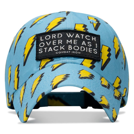 One Revolver Surfboards - Lord Watch Over Me As I Stack Bodies Patch Tactical Ripstop Mesh Snapback Hat HEADWEAR
