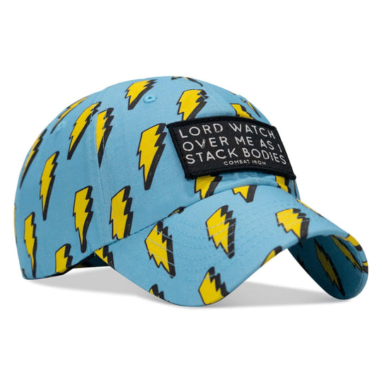 One Revolver Surfboards - Lord Watch Over Me As I Stack Bodies Patch Tactical Ripstop Mesh Snapback Hat HEADWEAR