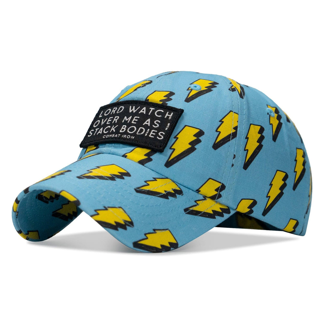 One Revolver Surfboards - Lord Watch Over Me As I Stack Bodies Patch Tactical Ripstop Mesh Snapback Hat HEADWEAR