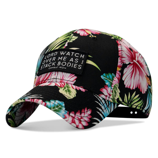 One Revolver Surfboards - Lord Watch Over Me As I Stack Bodies Patch Snapback Hat HEADWEAR