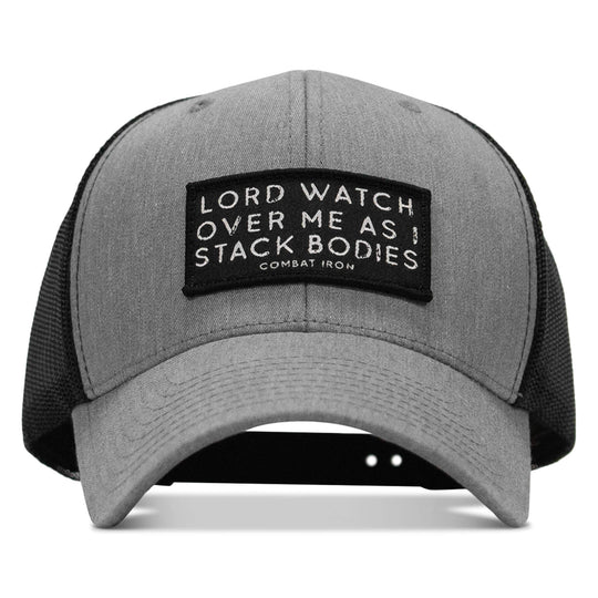 One Revolver Surfboards - Lord Watch Over Me As I Stack Bodies Patch Snapback Hat HEADWEAR