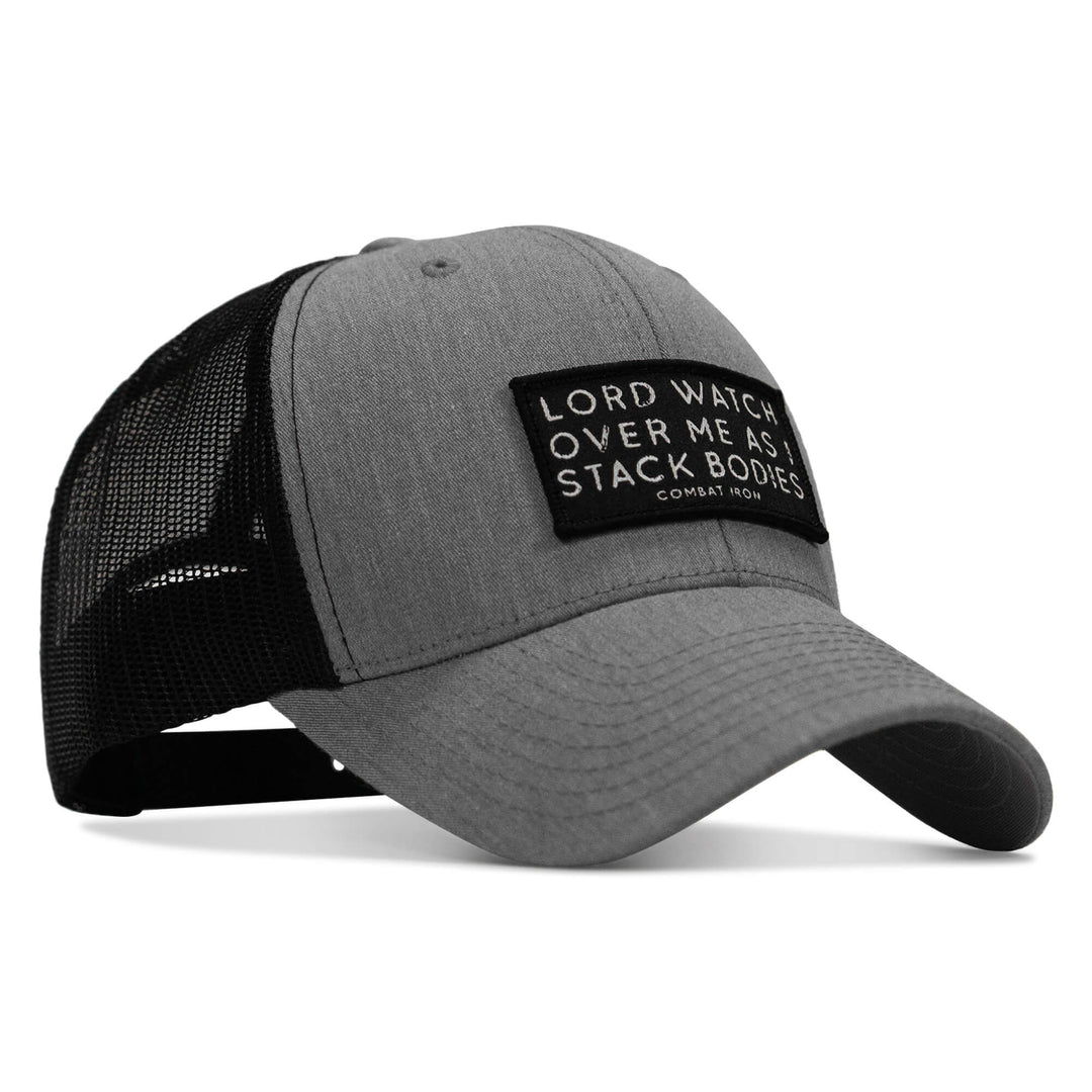 One Revolver Surfboards - Lord Watch Over Me As I Stack Bodies Patch Snapback Hat HEADWEAR