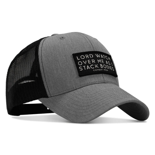 One Revolver Surfboards - Lord Watch Over Me As I Stack Bodies Patch Snapback Hat HEADWEAR