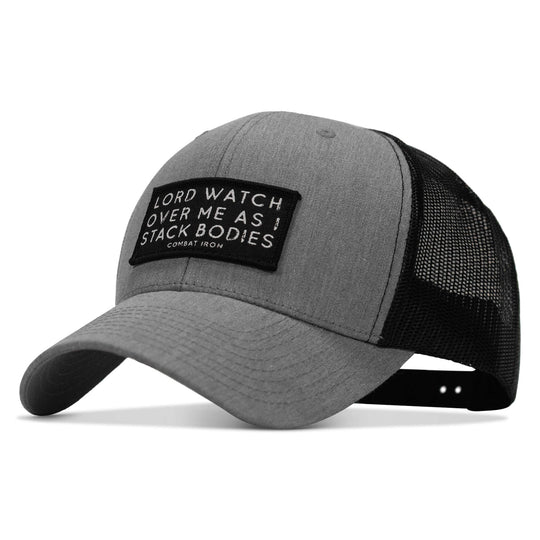 One Revolver Surfboards - Lord Watch Over Me As I Stack Bodies Patch Snapback Hat HEADWEAR
