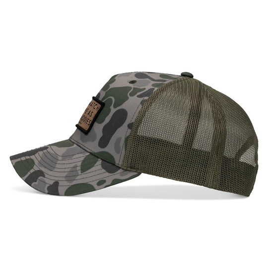 One Revolver Surfboards - Lord Watch Over Me As I Stack Bodies Tan Patch Snapback Hat HEADWEAR