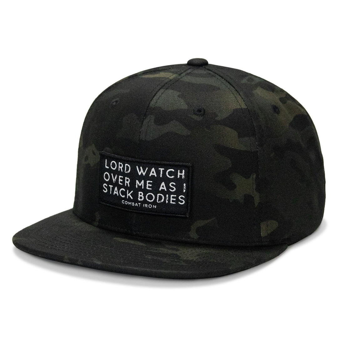 One Revolver Surfboards - Lord Watch Over Me As I Stack Bodies Patch Flatbill Hat HEADWEAR