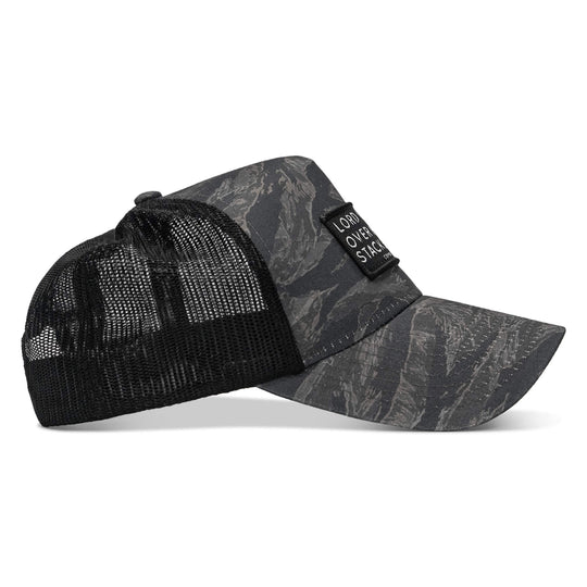 One Revolver Surfboards - Lord Watch Over Me As I Stack Bodies Patch Five Panel Breacher Snapback Hat BREACHER SNAPBACK