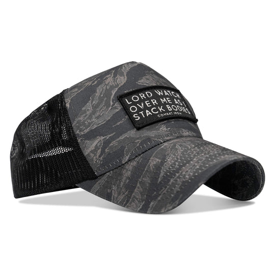 One Revolver Surfboards - Lord Watch Over Me As I Stack Bodies Patch Five Panel Breacher Snapback Hat BREACHER SNAPBACK