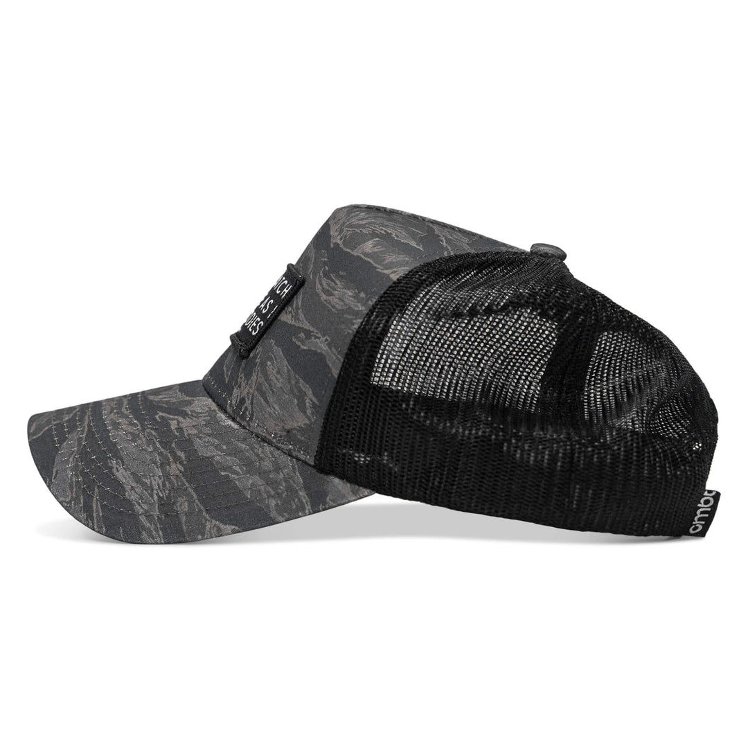 One Revolver Surfboards - Lord Watch Over Me As I Stack Bodies Patch Five Panel Breacher Snapback Hat BREACHER SNAPBACK