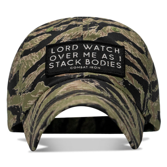 One Revolver Surfboards - Lord Watch Over Me As I Stack Bodies Patch Tactical Ripstop Mesh Snapback Hat HEADWEAR