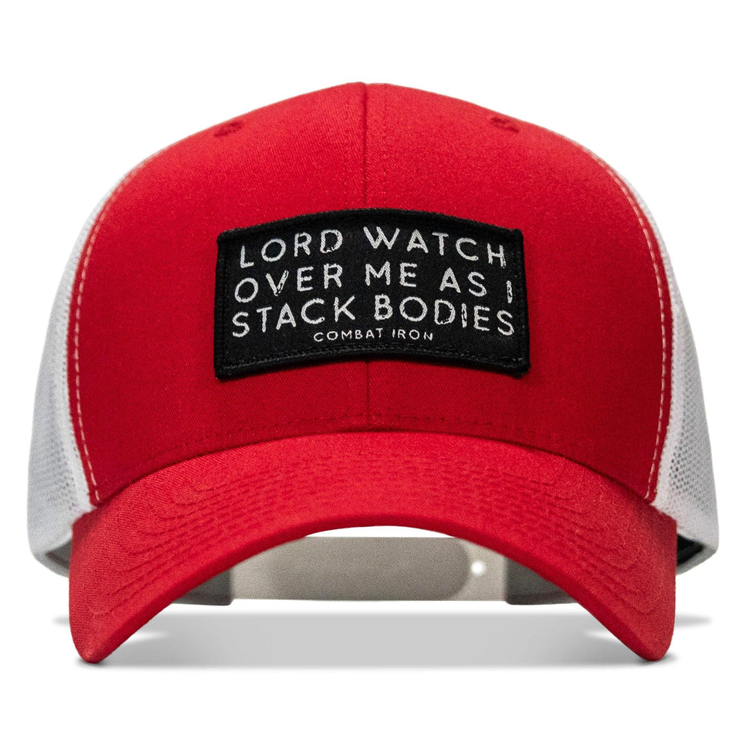 One Revolver Surfboards - Lord Watch Over Me As I Stack Bodies Patch Snapback Hat HEADWEAR