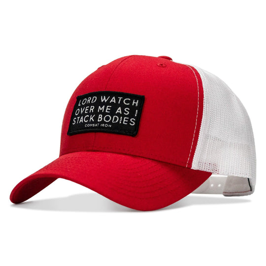 One Revolver Surfboards - Lord Watch Over Me As I Stack Bodies Patch Snapback Hat HEADWEAR