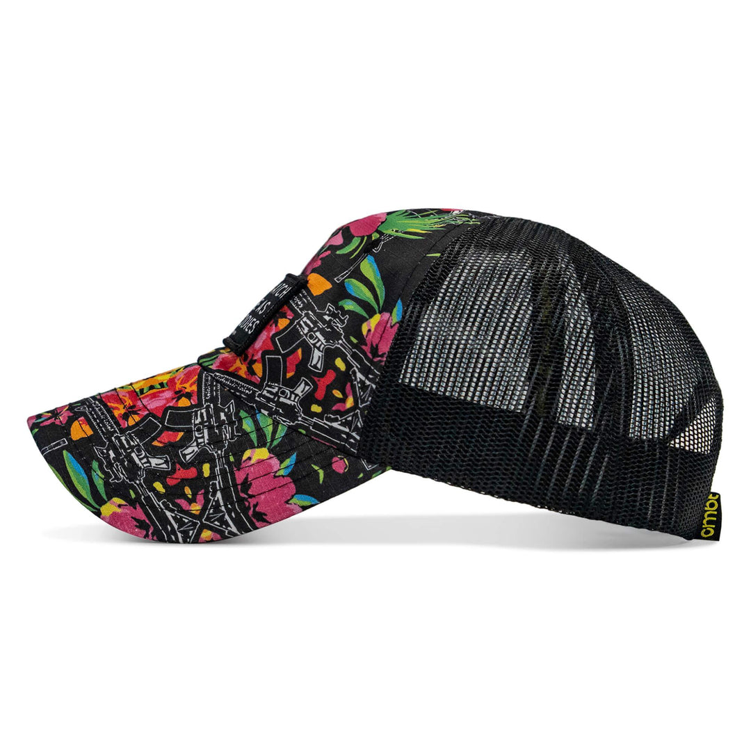 One Revolver Surfboards - Lord Watch Over Me As I Stack Bodies Patch Tactical Ripstop Mesh Snapback Hat HEADWEAR