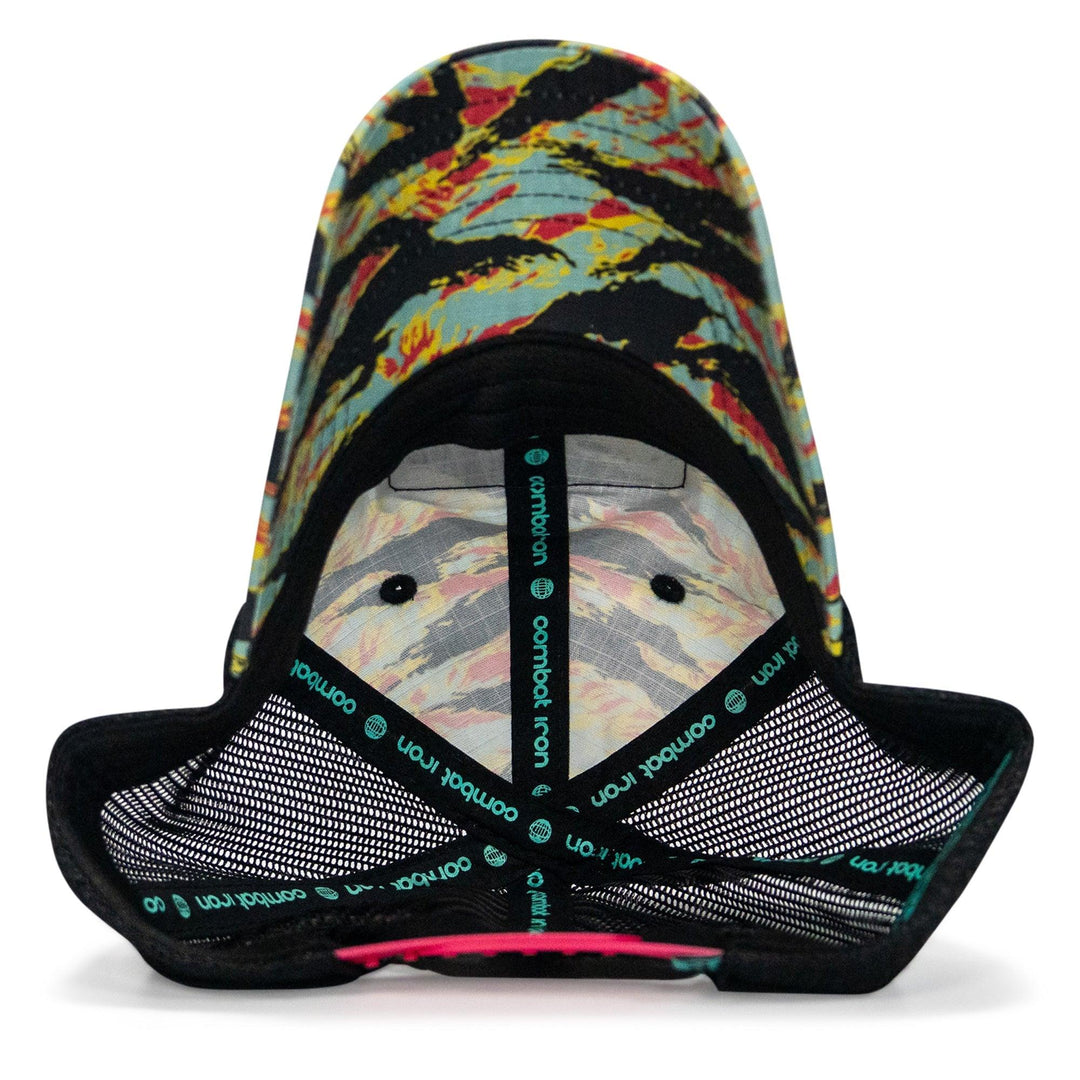 One Revolver Surfboards - Lord Watch Over Me As I Stack Bodies Patch Tactical Ripstop Mesh Snapback Hat HEADWEAR
