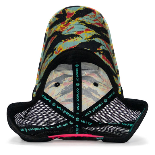 One Revolver Surfboards - Lord Watch Over Me As I Stack Bodies Patch Tactical Ripstop Mesh Snapback Hat HEADWEAR