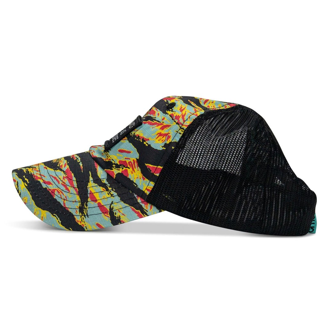 One Revolver Surfboards - Lord Watch Over Me As I Stack Bodies Patch Tactical Ripstop Mesh Snapback Hat HEADWEAR