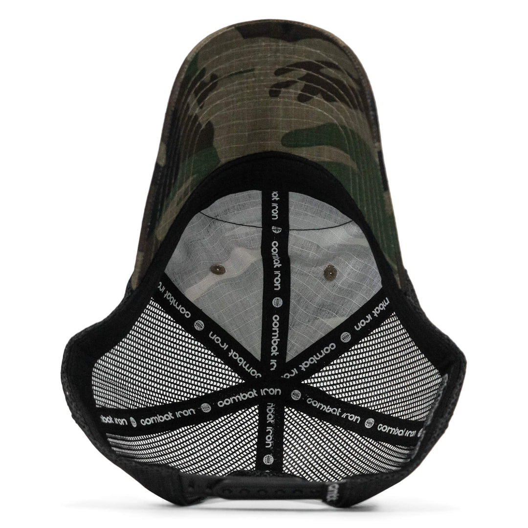 One Revolver Surfboards - Lord Watch Over Me As I Stack Bodies Patch Tactical Ripstop Mesh Snapback Hat HEADWEAR