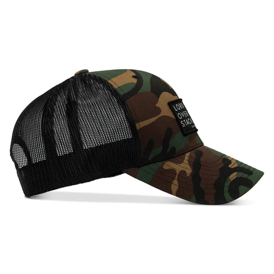 One Revolver Surfboards - Lord Watch Over Me As I Stack Bodies Patch Snapback Hat HEADWEAR