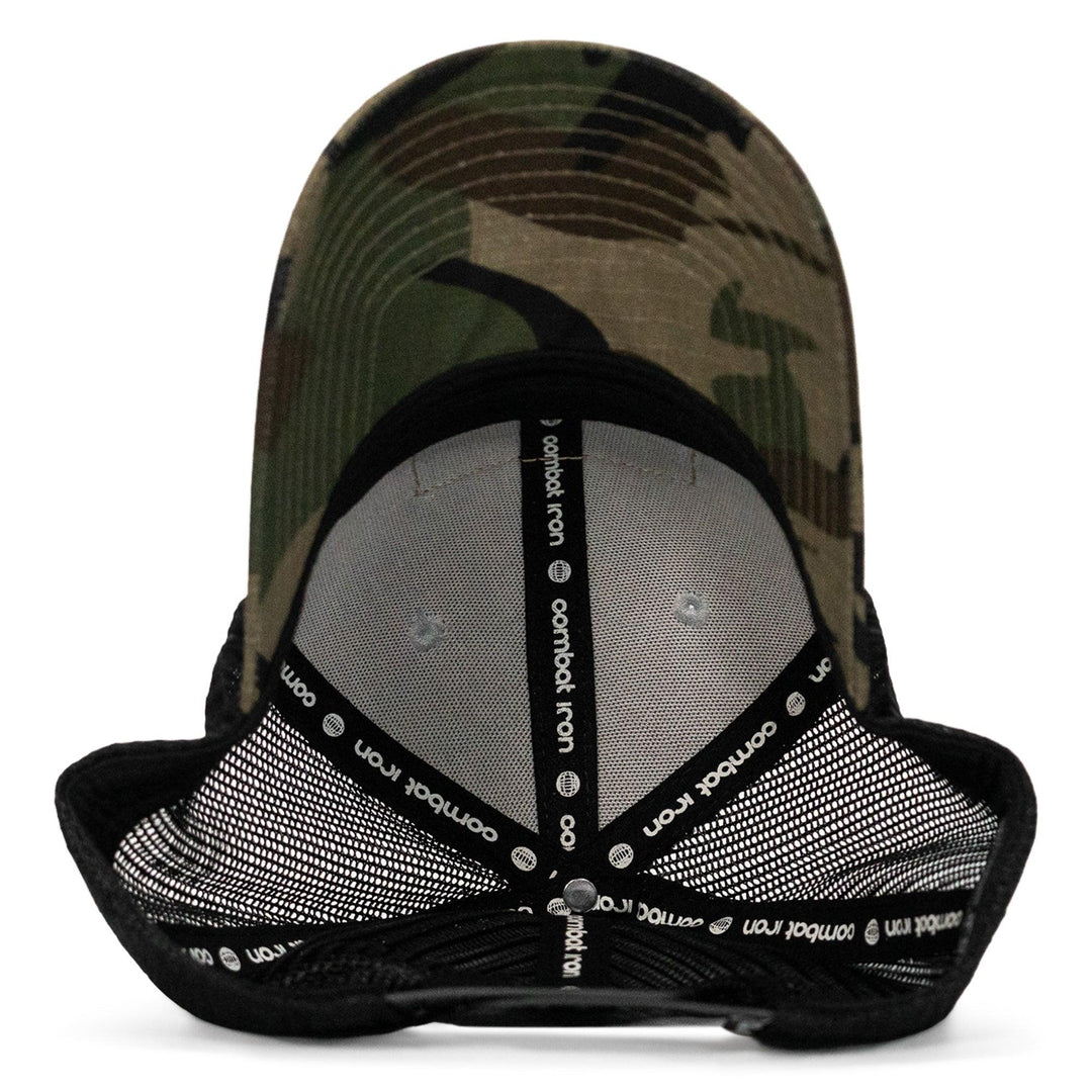 One Revolver Surfboards - Lord Watch Over Me As I Stack Bodies Tan Patch Snapback Hat HEADWEAR