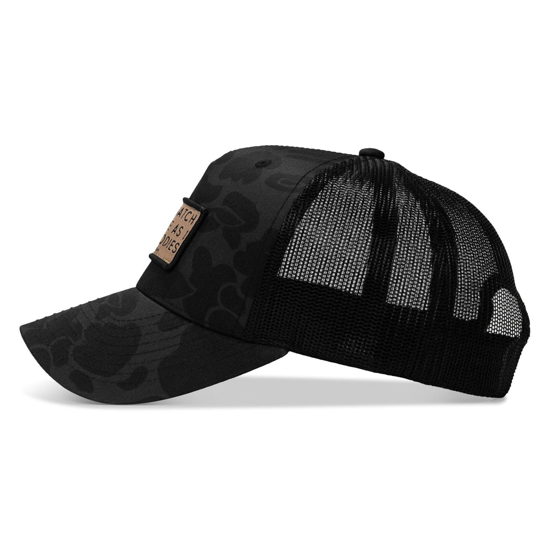 One Revolver Surfboards - Lord Watch Over Me As I Stack Bodies Tan Patch Snapback Hat HEADWEAR