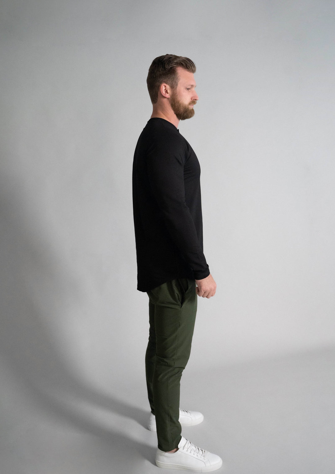 L/S Henley Curved Hem VX - One Revolver Surfboards
