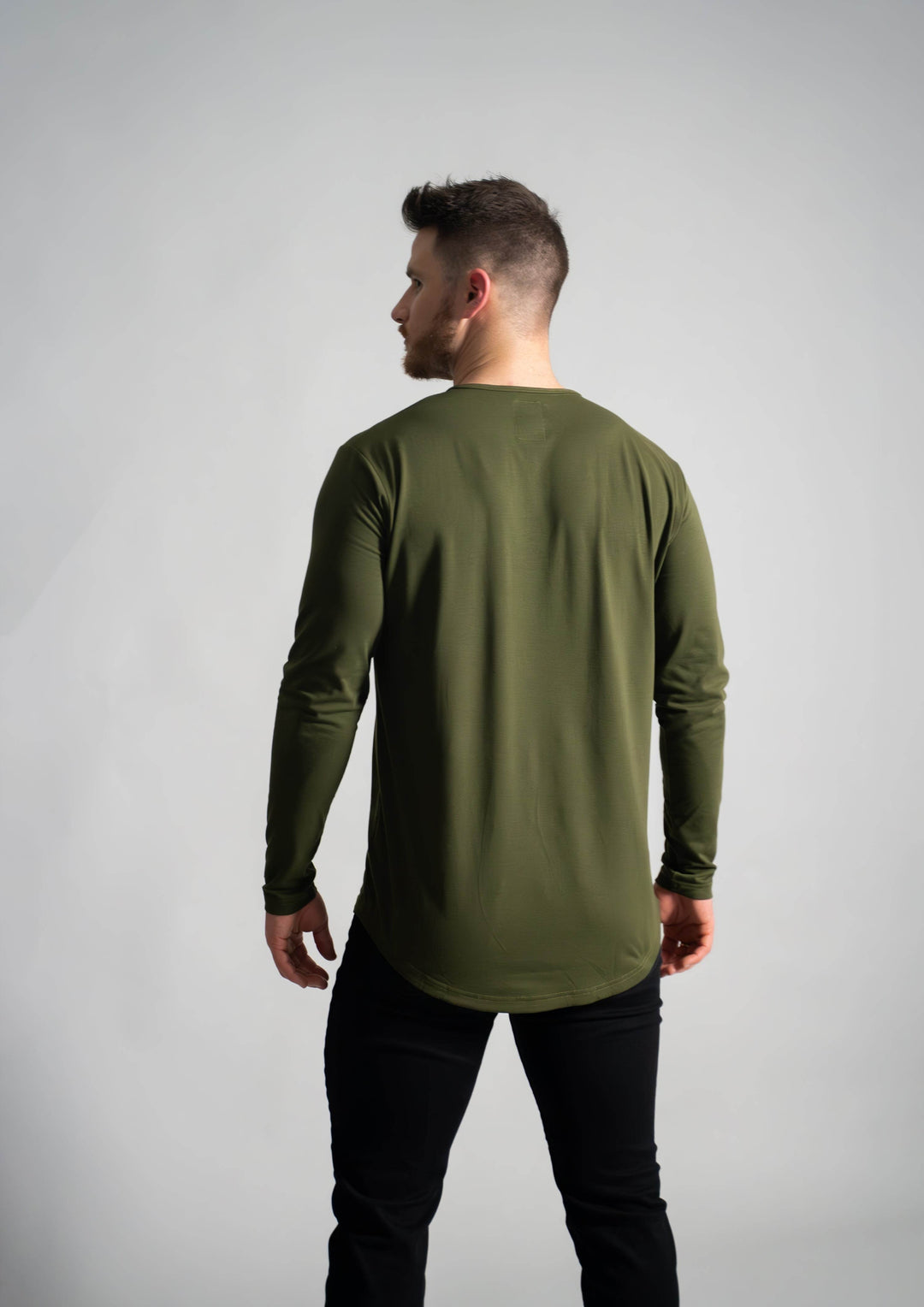 L/S Henley Curved Hem - One Revolver Surfboards