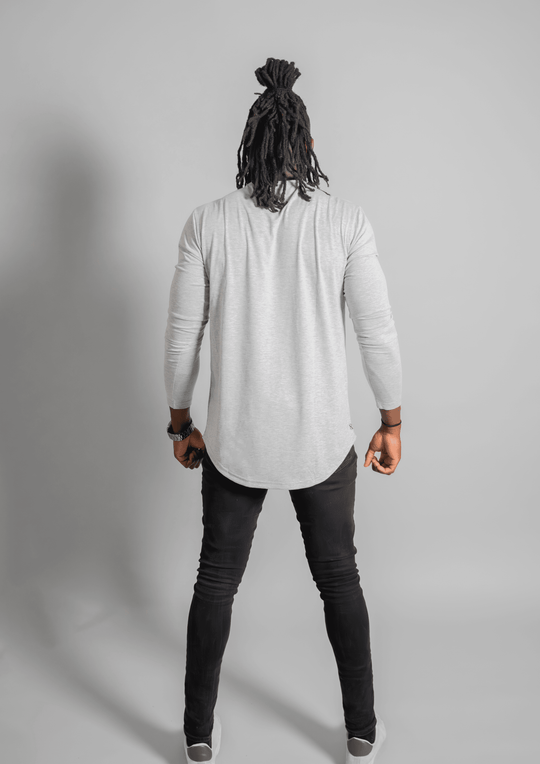 L/S Henley Curved Hem - One Revolver Surfboards