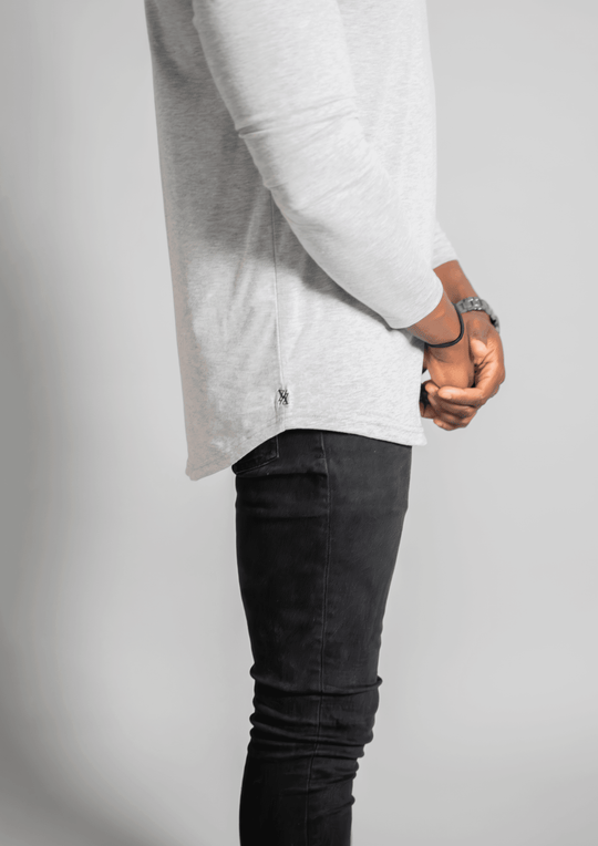 L/S Henley Curved Hem - One Revolver Surfboards