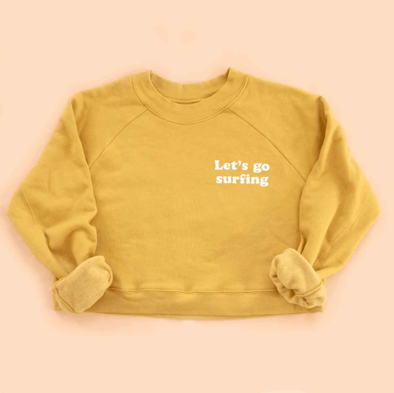 Let's Go Surfing BOXY Sweatshirt - One Revolver Surfboards
