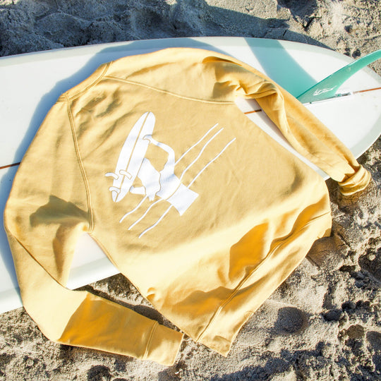 Let's Go Surfing Adult Sweatshirt - One Revolver Surfboards