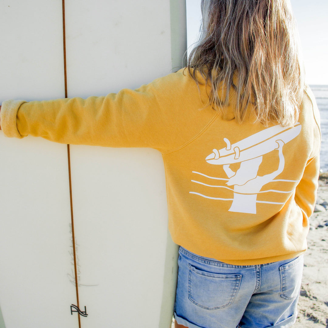 Let's Go Surfing Adult Sweatshirt - One Revolver Surfboards