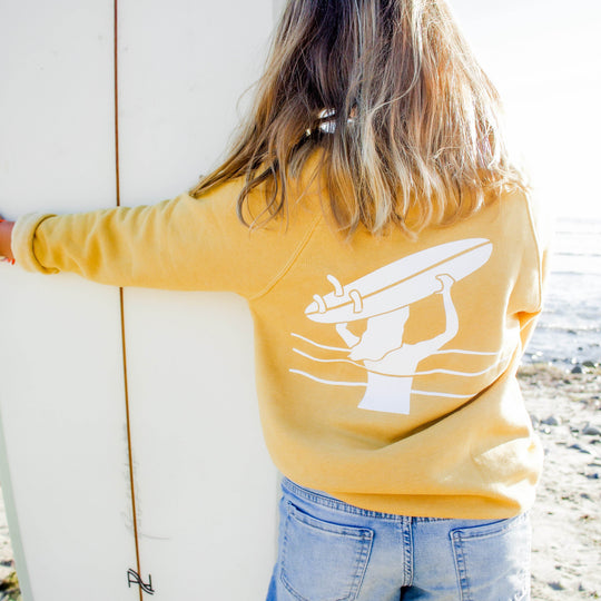 Let's Go Surfing Adult Sweatshirt - One Revolver Surfboards