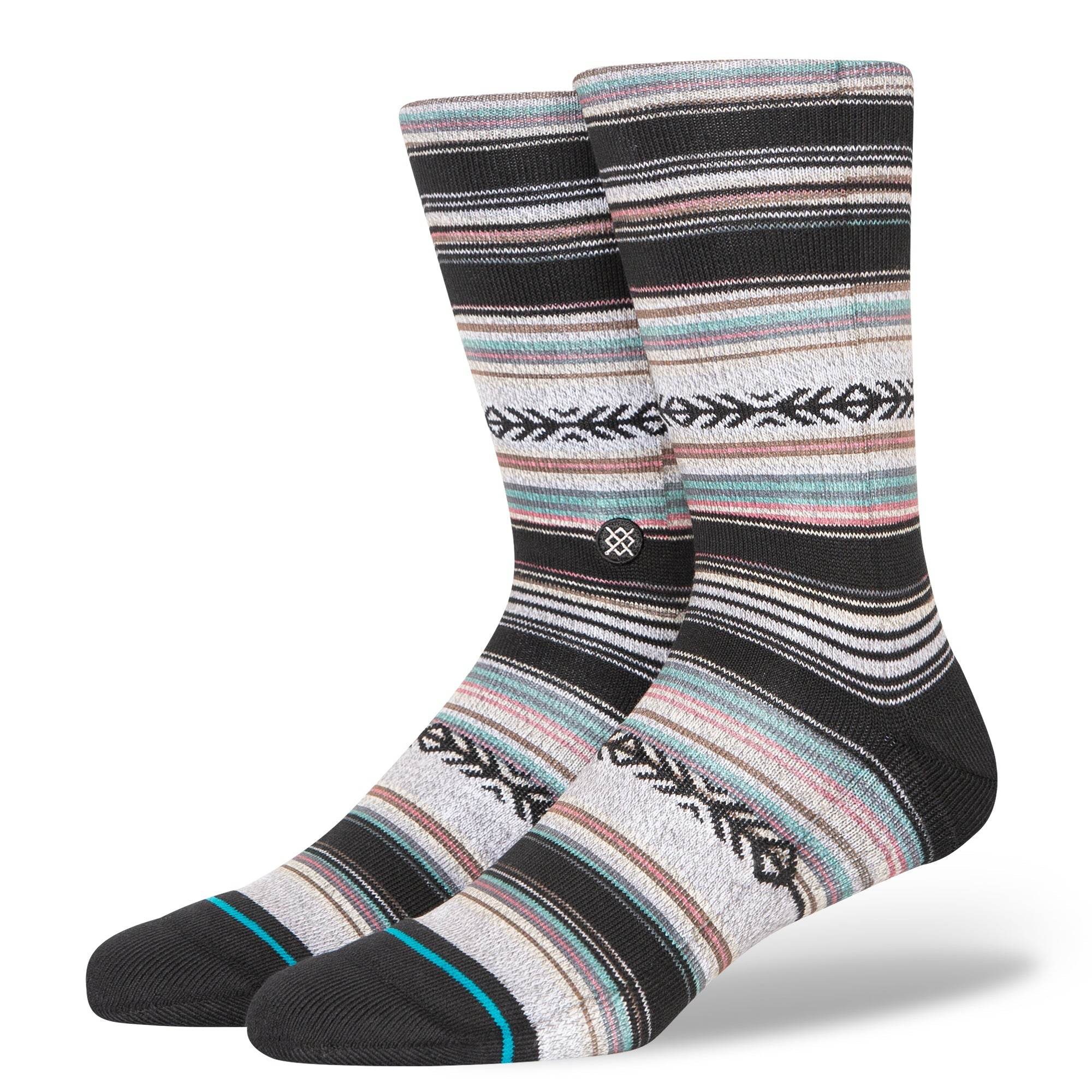 Stance Reykir Crew Socks - Turquoise - One Revolver Surfboards