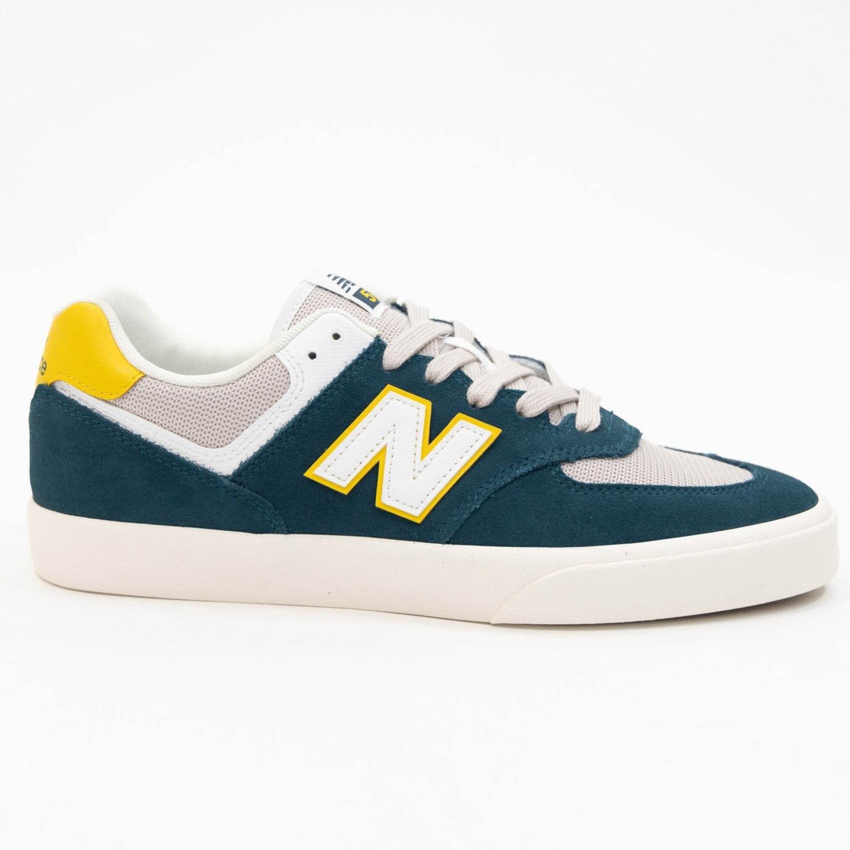 New Balance Numeric 574 VULC - Deep Ocean with Sunflower (Available in WIDE!) - One Revolver Surfboards