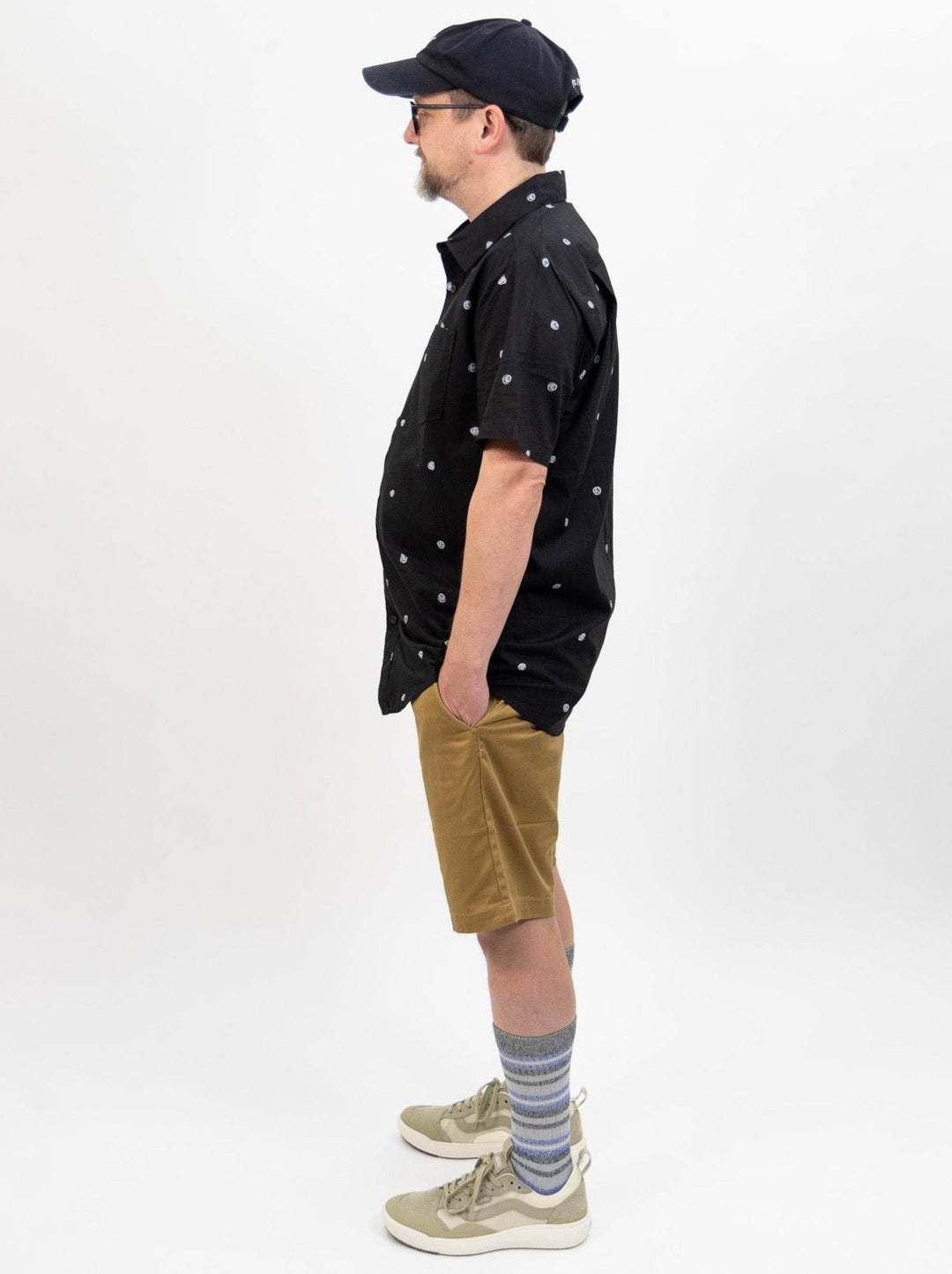 Volcom Frickin Elastic Waist Shorts - Dark Khaki - One Revolver Surfboards