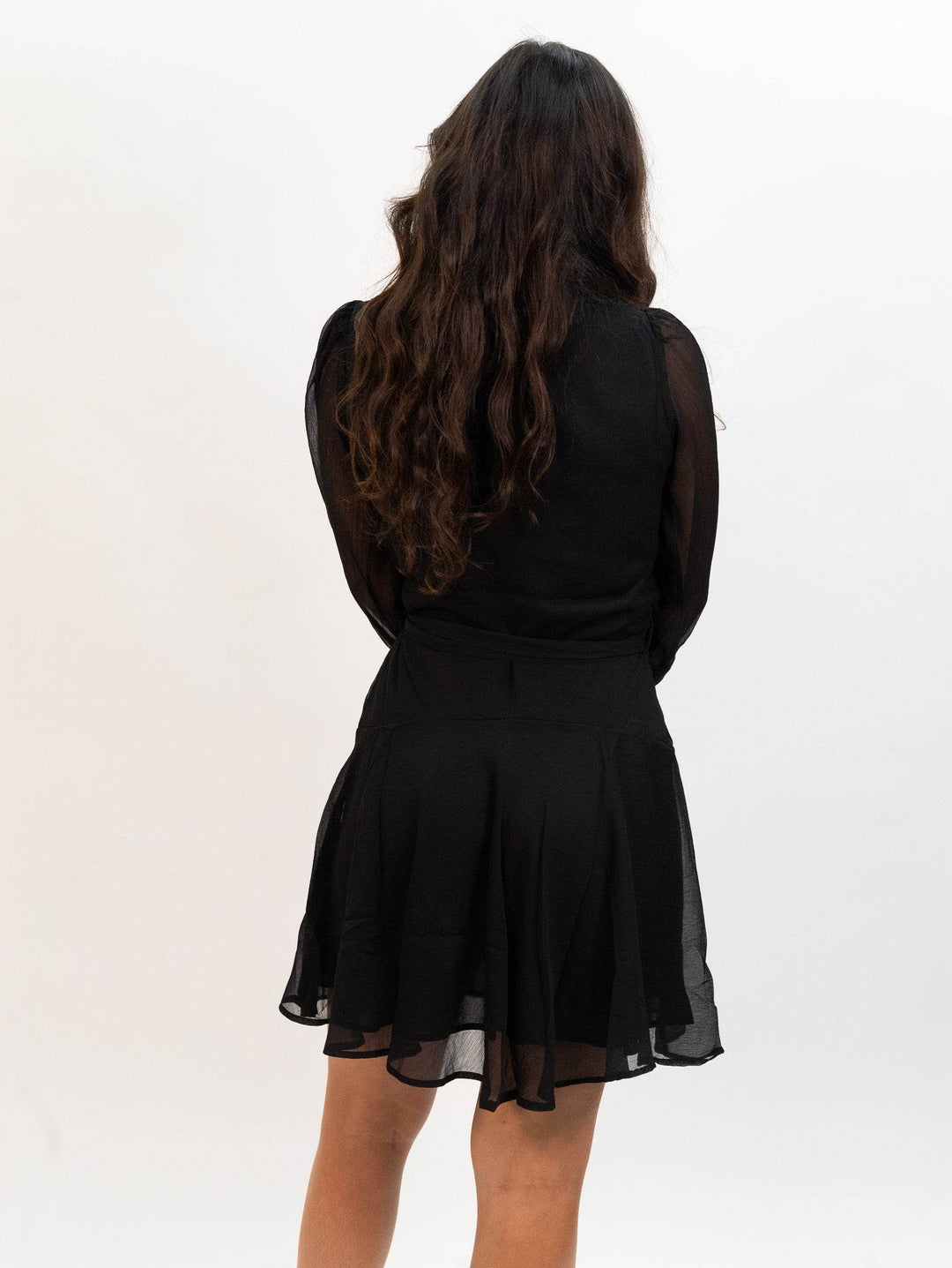 Wild Pony Short Black Wrap Dress - Black - One Revolver Surfboards