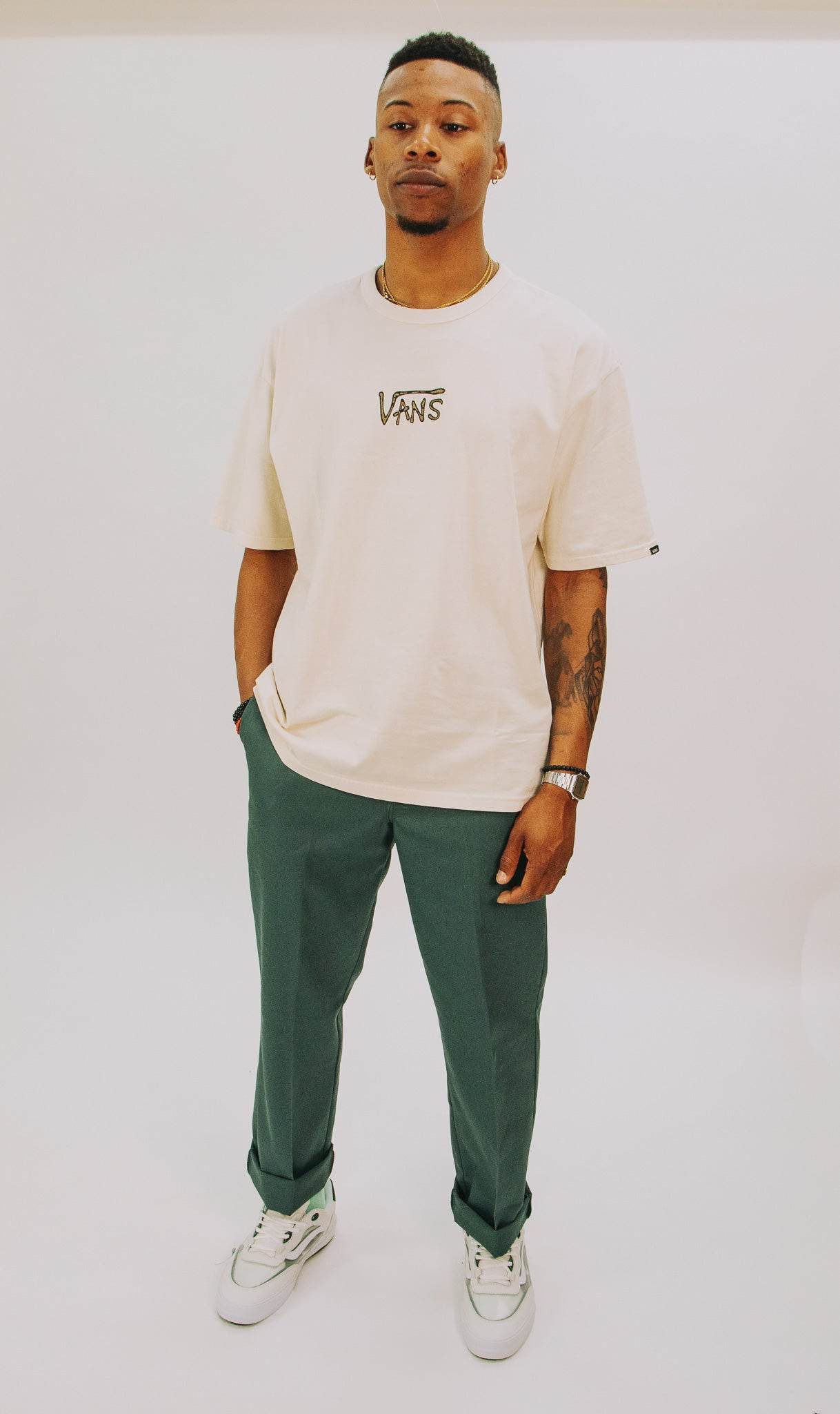 Dickies Skateboarding Regular Fit Twill Pants - Lincoln Green - One Revolver Surfboards