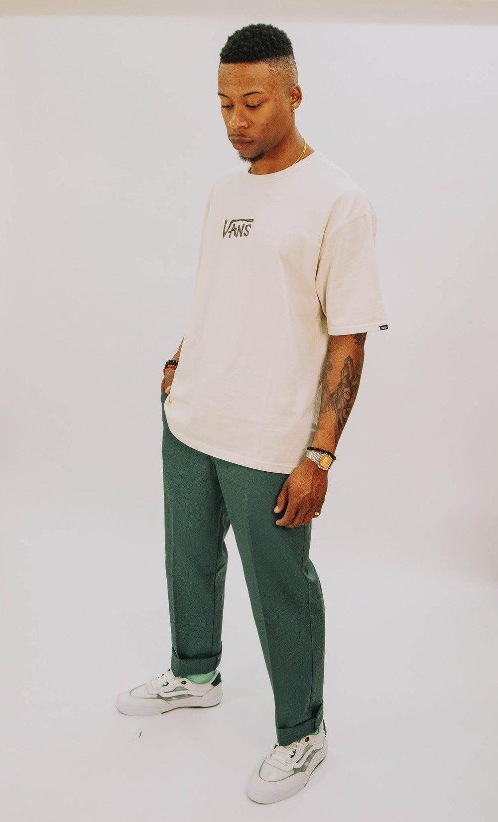 Dickies Skateboarding Regular Fit Twill Pants - Lincoln Green - One Revolver Surfboards