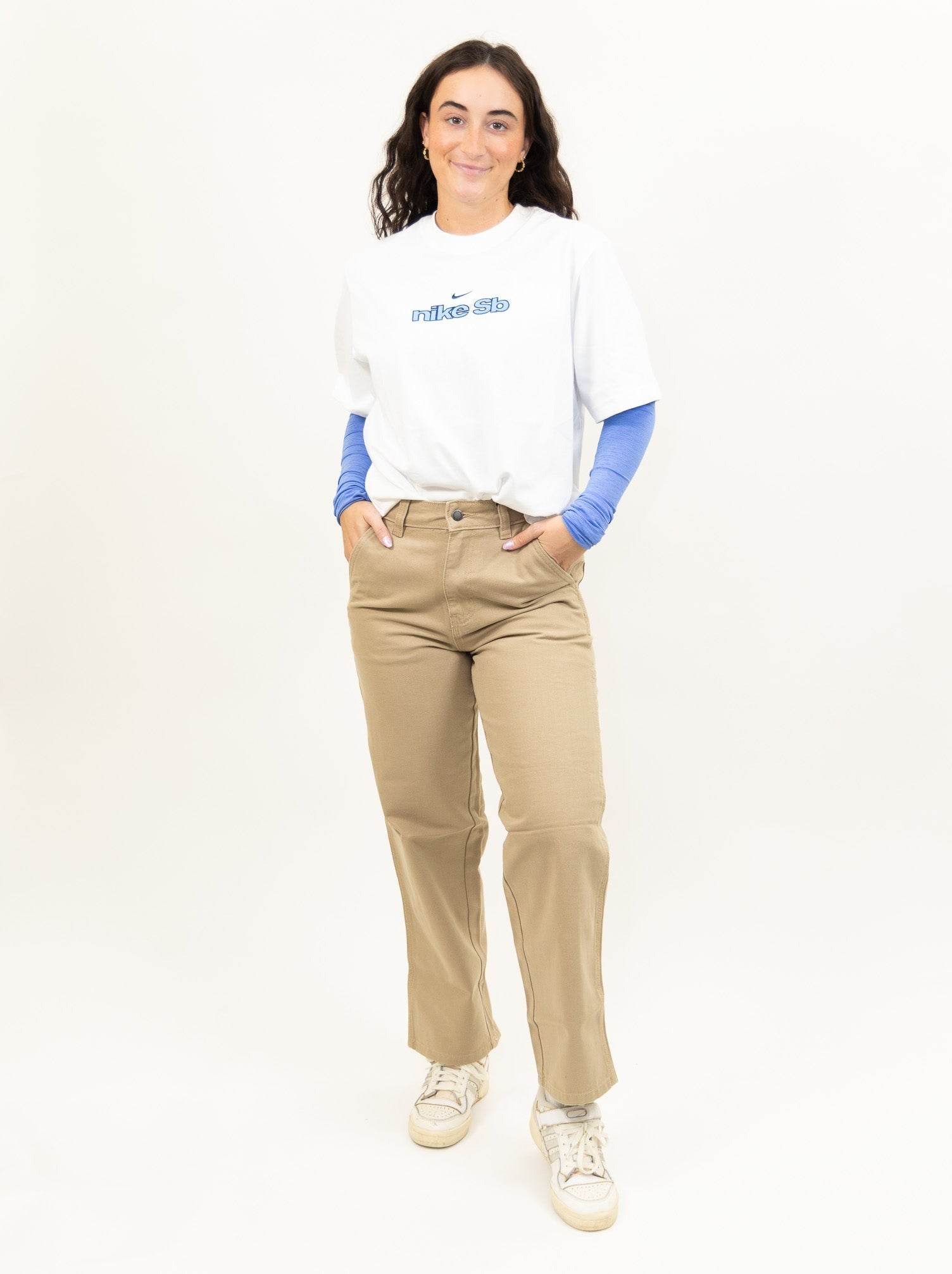 Dickies Women's Duck Canvas Pants - Stonewashed Desert Sand - One Revolver Surfboards