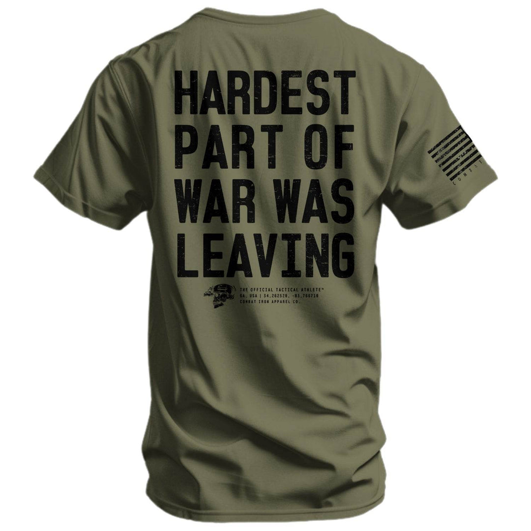 Hardest Part of War Was Leaving Men's T-Shirt - One Revolver Surfboards