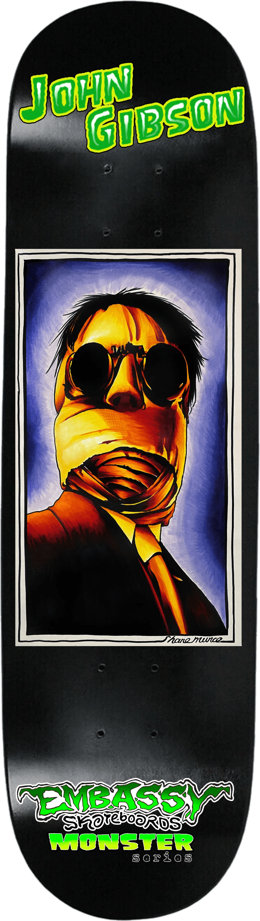 Embassy John Gibson Monster Series 8.25″ Skateboard Deck - One Revolver Surfboards