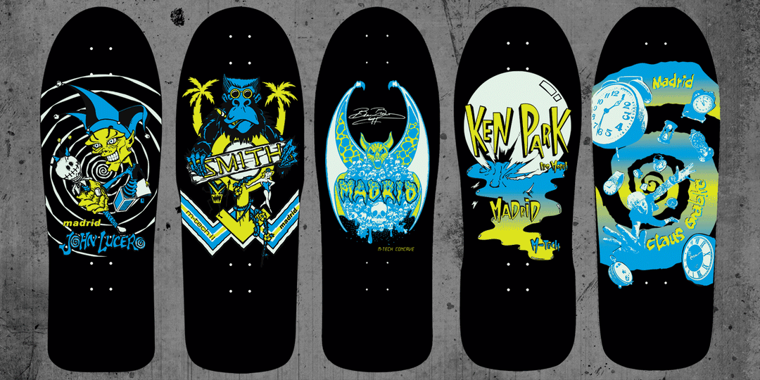 Madrid John Lucero "Jester" LTD Glow In The Dark 10.25" Skateboard Deck