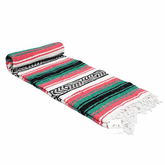 Coral & Sea Green Falsa Yoga Blanket - One Revolver Surfboards