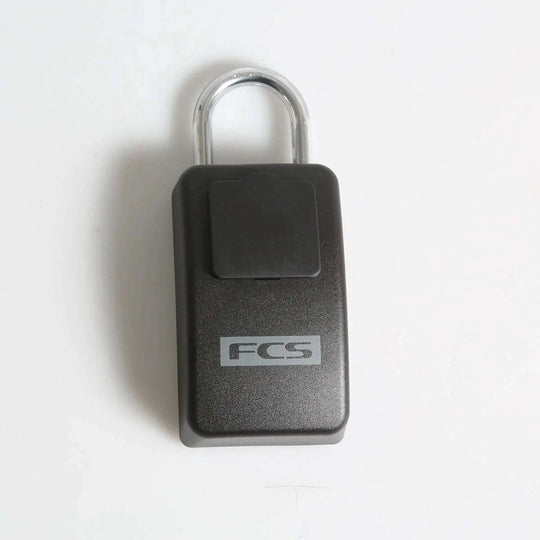 FCS KeylockFCS KEYLOCK
NEW Large Size Now Available
Safe and secure combination lock with proximity key blocker.
Overview
The FCS KeyLock is a weather-protected combination locOne Revolver SurfboardsOne Revolver SurfboardsFCS Keylock