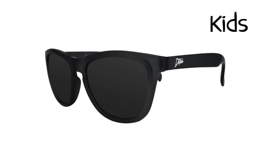 Minnow Kids Matte Black - Jet Black Lens - One Revolver Surfboards