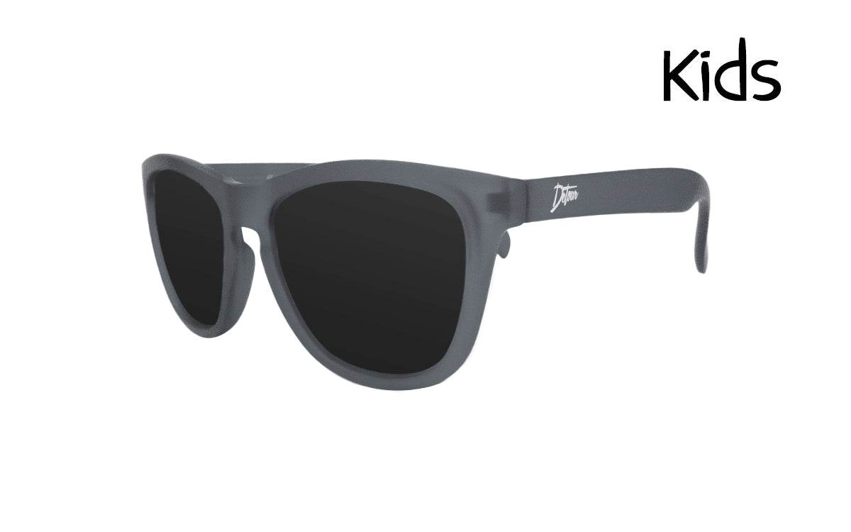 Minnow Kids Frosted Gray - Jet Black Lens - One Revolver Surfboards