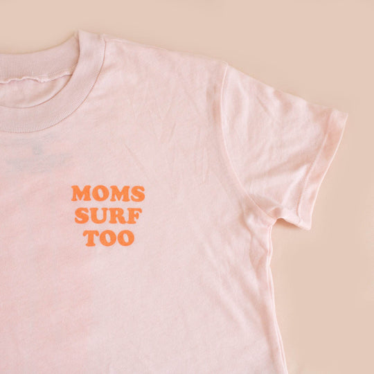 Moms Surf Too Women's Boxy Tee - One Revolver Surfboards