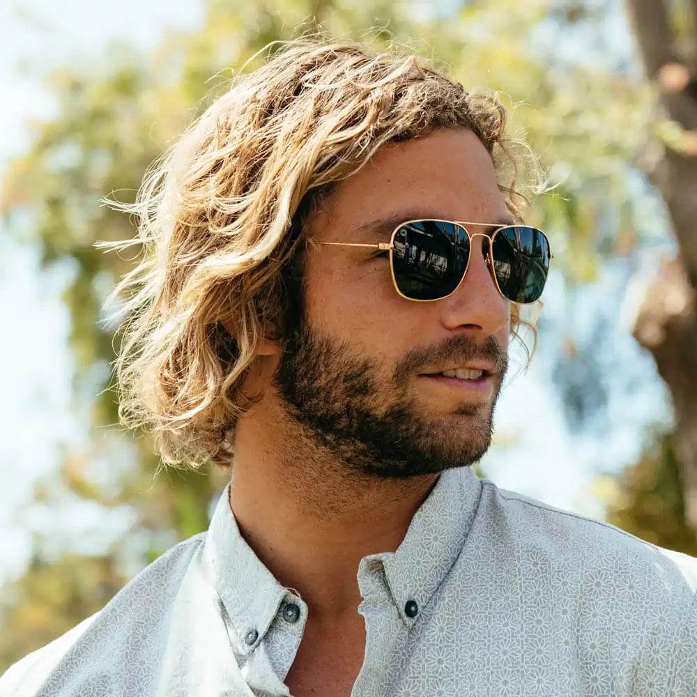 Gold / Aviator Green Mount Evans - One Revolver Surfboards