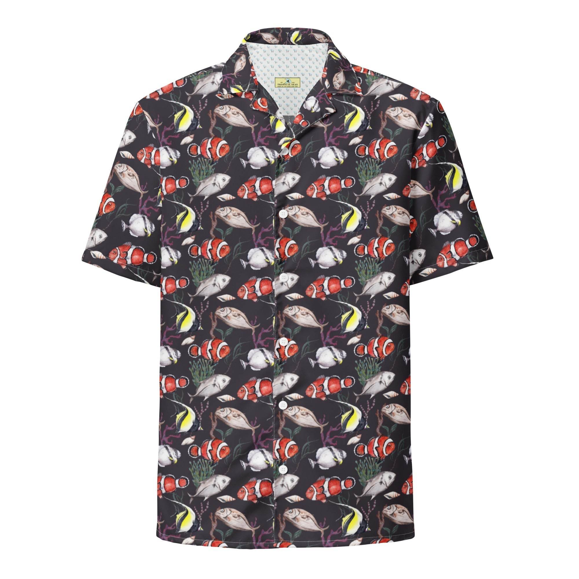 Murky Reef Tropical Saltwater Fish Hawaiian Shirt - One Revolver Surfboards